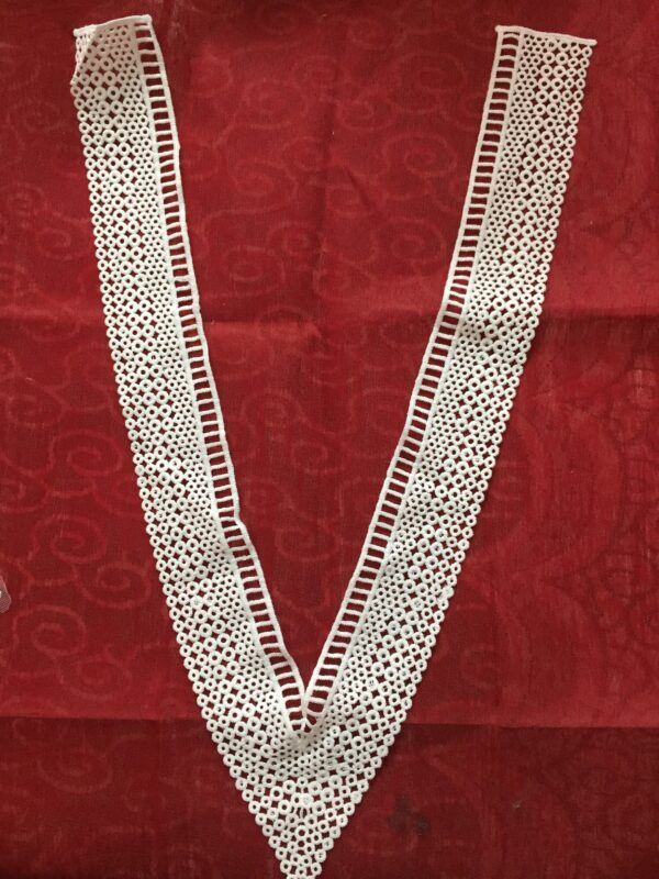 Edwardian Cotton Crochet Neckline