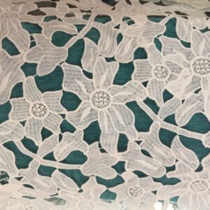 Flower Patterned Polycrochet Fabric