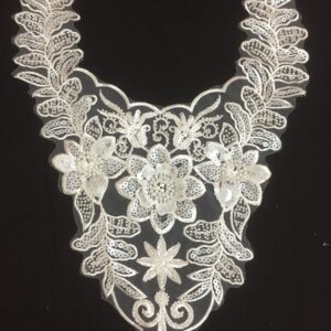 Shimmering Bloom Neckline
