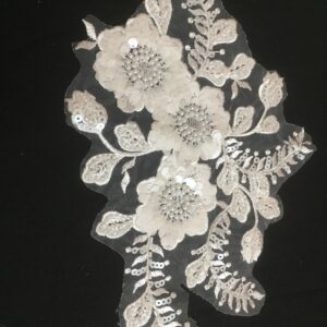 Luminous Lace Bloom Applique
