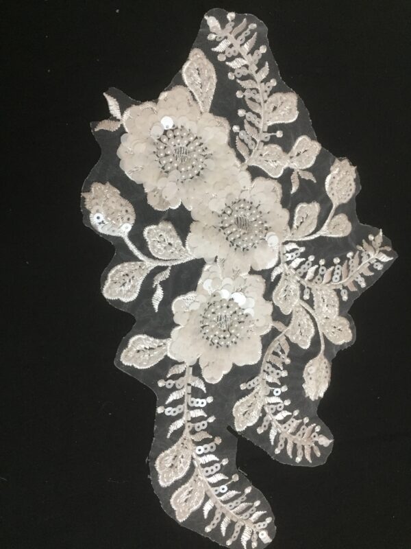 Luminous Lace Bloom Applique