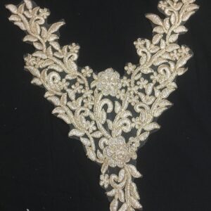 Golden Arabesque Neckline
