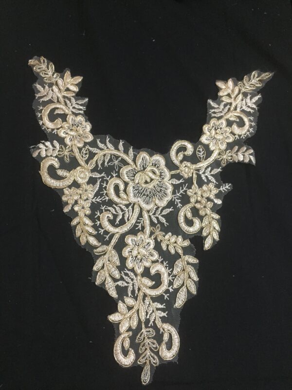Golden Garden Trellis Neckline