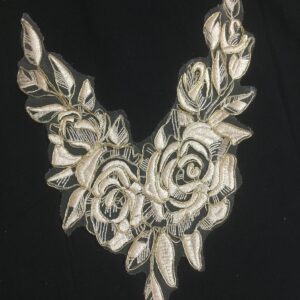 Golden Leaf Cascade Neckline