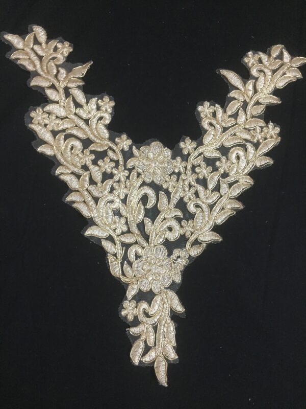 Golden Flourish Neckline
