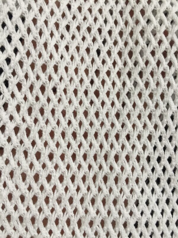 Textured Cotton Crochet Fabric - Image 3