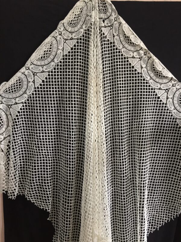 Geometric Medallion and Lattice Pattern fabric - Image 2