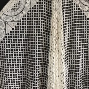 Geometric Medallion and Lattice Pattern fabric