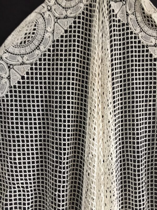 Geometric Medallion and Lattice Pattern fabric