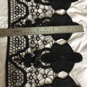 Regal Bloom Panel Polycrochet Lace