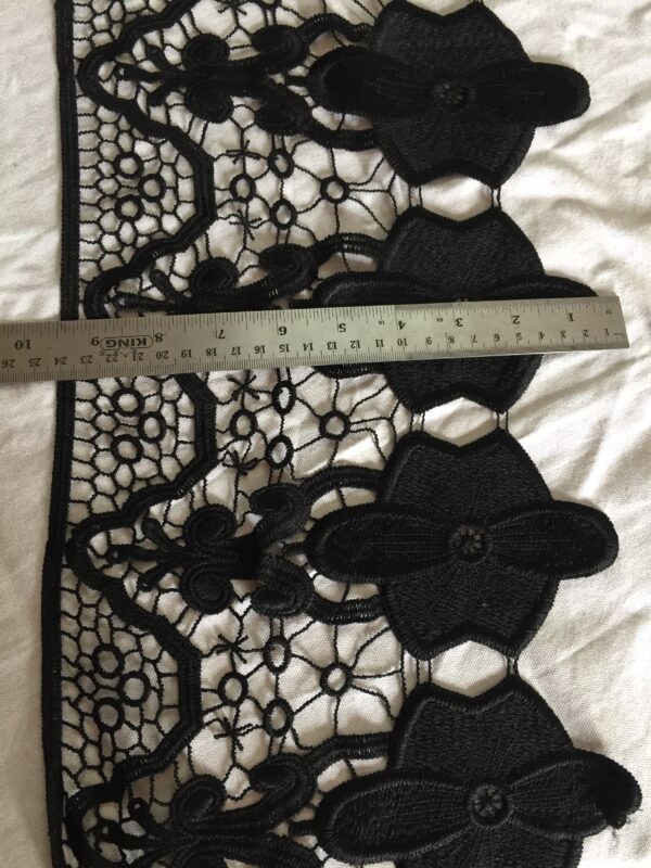Regal Bloom Panel Polycrochet Lace