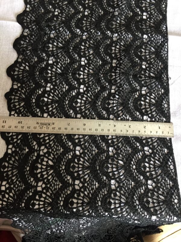 Noir Belle Polycrochet Black Lace