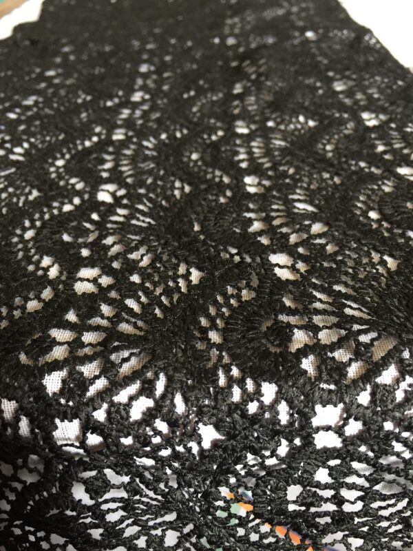Noir Belle Polycrochet Black Lace - Image 2