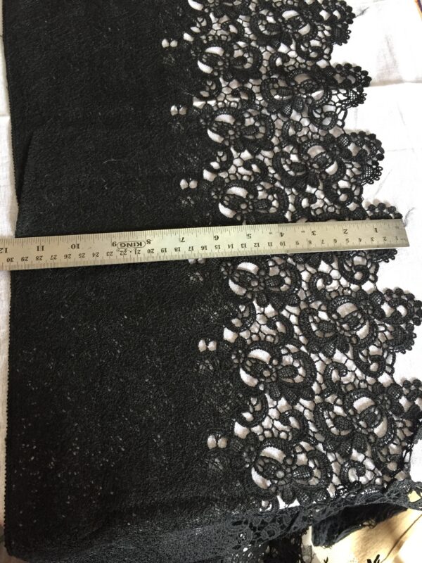 Delicate Scroll PolyCrochet fabric - Image 5