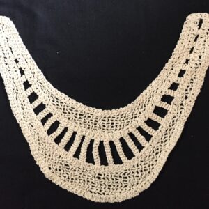 Arched Cotton Crochet Neckline