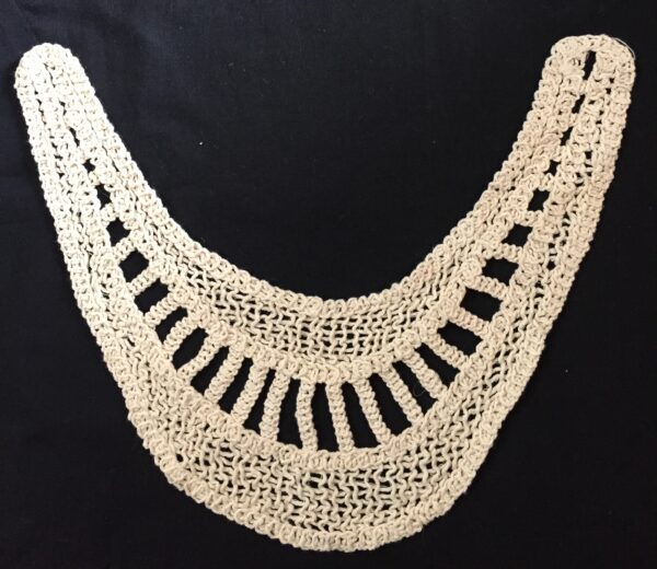 Arched Cotton Crochet Neckline