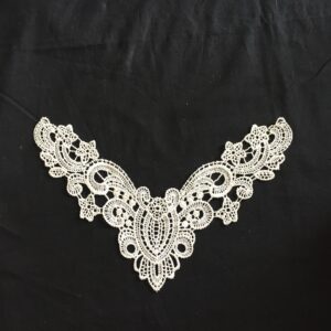 Paisley PolyCrochet Neckline