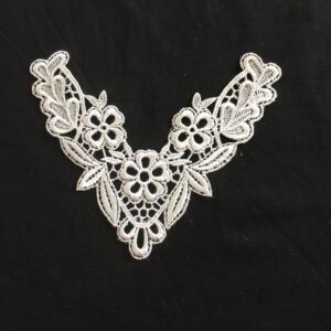 Geometric Bloom polycrochet Neckline