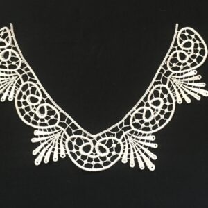 Delicate Floral polycrochet Neckline