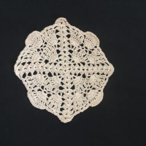 Vintage Bloom Cotton Crochet Patch