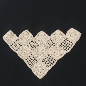 Tiered Bloom Cotton Crochet Patch