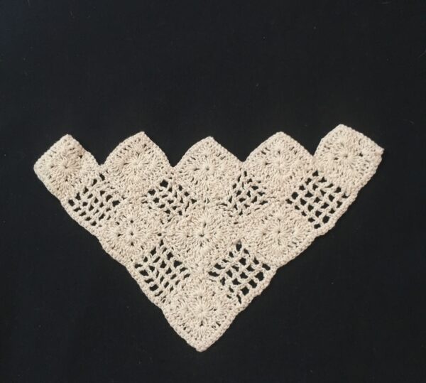 Tiered Bloom Cotton Crochet Patch