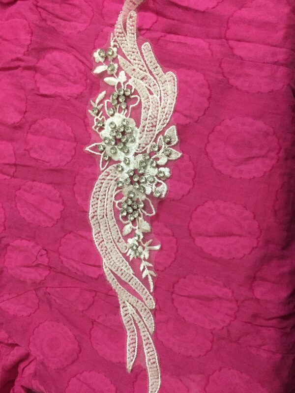 Crystal Wave Bloom sequined Patch - Image 2