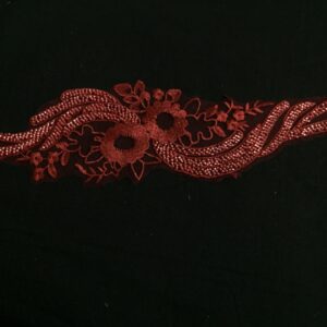 Crystal Wave Bloom sequined Patch