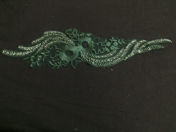 Crystal Wave Bloom sequined Patch - Image 4