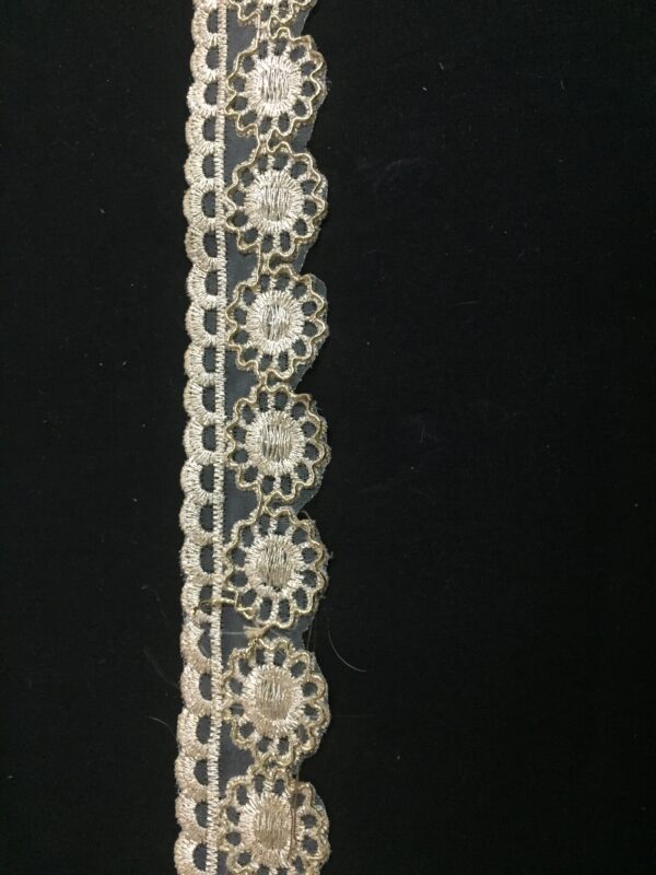 Delicate Daisy Sequined Lace