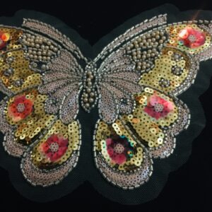 Golden Bloom Butterfly Net Patch