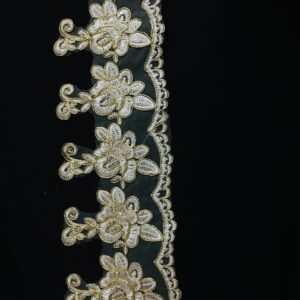 Ivory Zari Petal Lace