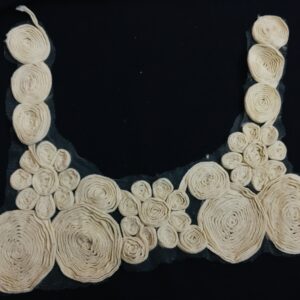 Ethereal Swirl Polyester Net Cotton Neckline