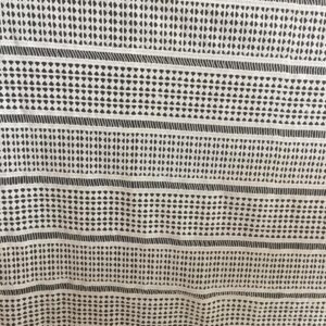 Geometric lattice polycrochet fabric