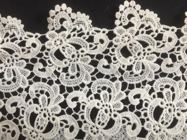 Delicate Scroll PolyCrochet fabric - Image 3