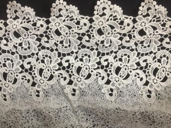 Delicate Scroll PolyCrochet fabric - Image 2