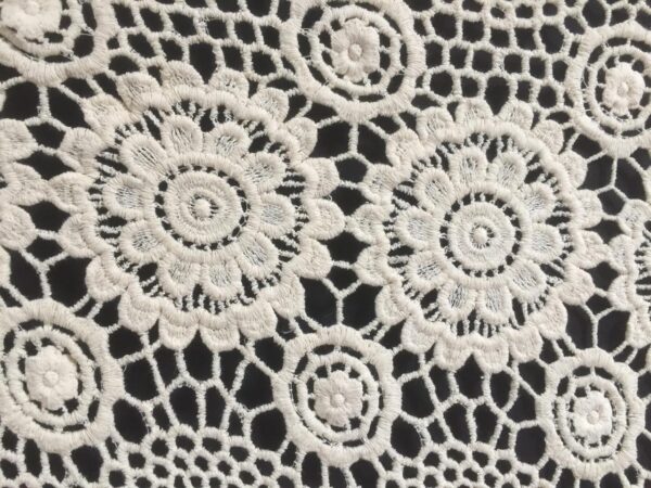 Polycrochet geometric patterned fabric - Image 2