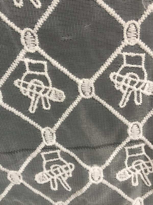 Geometric Nylon Net Fabric - Image 3