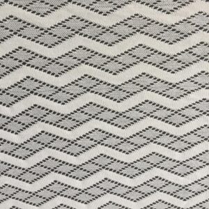 Cotton Crochet Dobby with Subtle Stripe