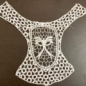 Honeycomb Cotton Crochet Neckline