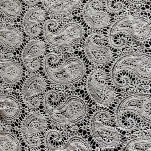 Paisley Whisper Polycrochet Fabric