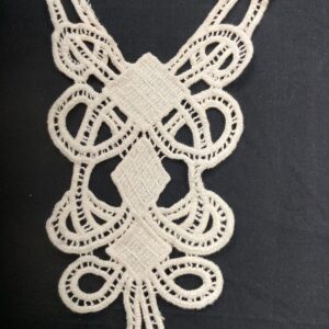 Scrollwork Cotton Crochet Patch