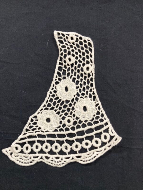 Flowing Floral Cotton Crochet Patch