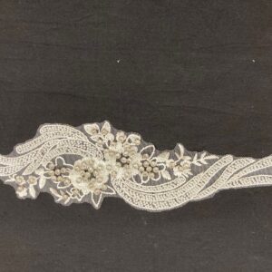 Crystal Wave Bloom sequined Patch