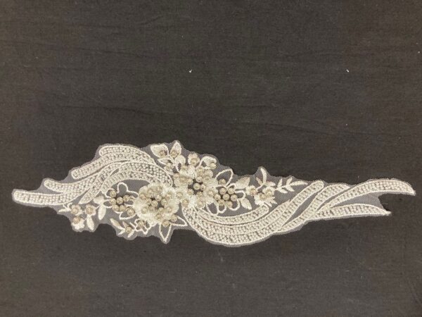 Crystal Wave Bloom sequined Patch