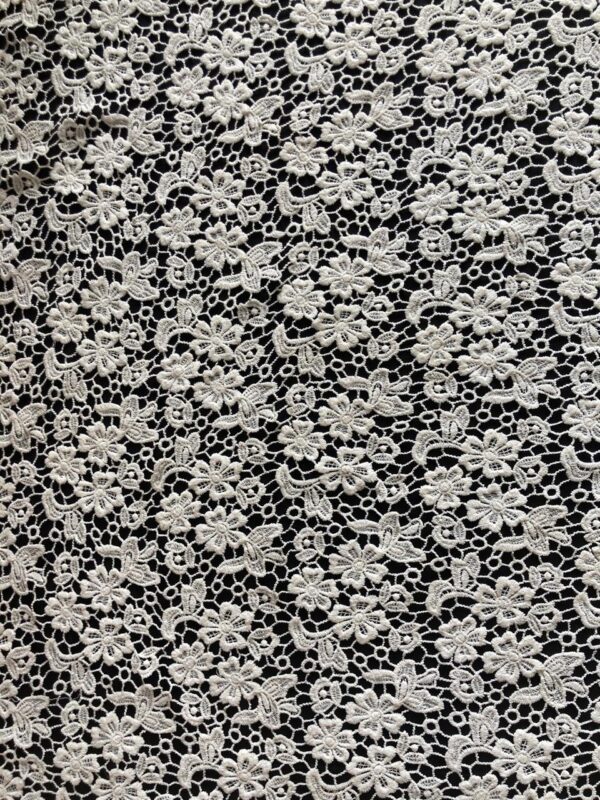 Ethereal Bloom polycrochet Fabric