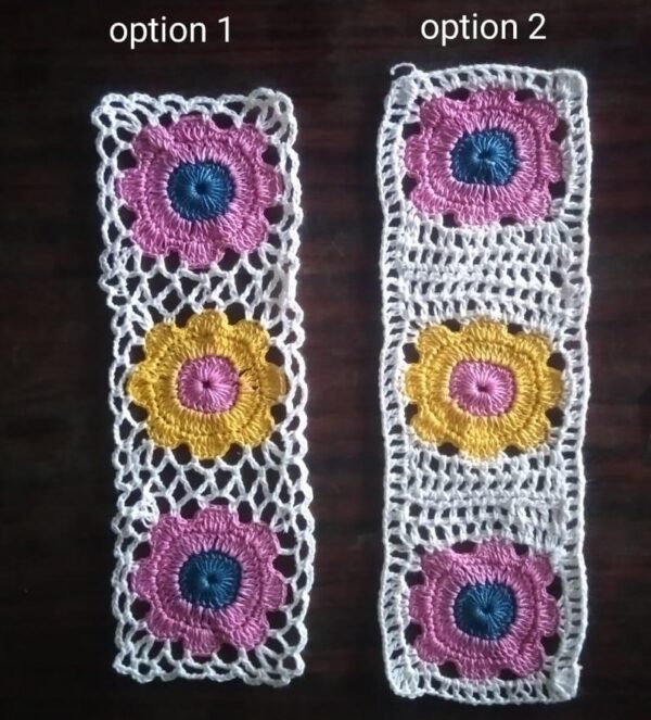 Lace Bloom Cotton Crochet Strip Patch
